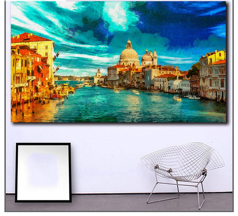 Grand Canal Venise Diamond Painting 5D Strass Broderie Point de Croix Diamant Art Craft Salon