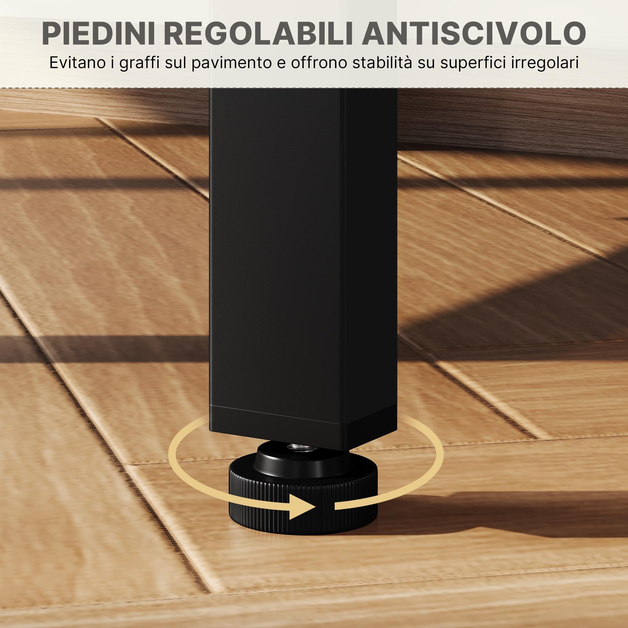 Scrivania Angolare con 4 Cassetti, 140x68cm Scrivania Reversibile | con Prese, Scrivanie a L con Scaffali Portaoggetti Tavolo per Casa Ufficio, Nero
