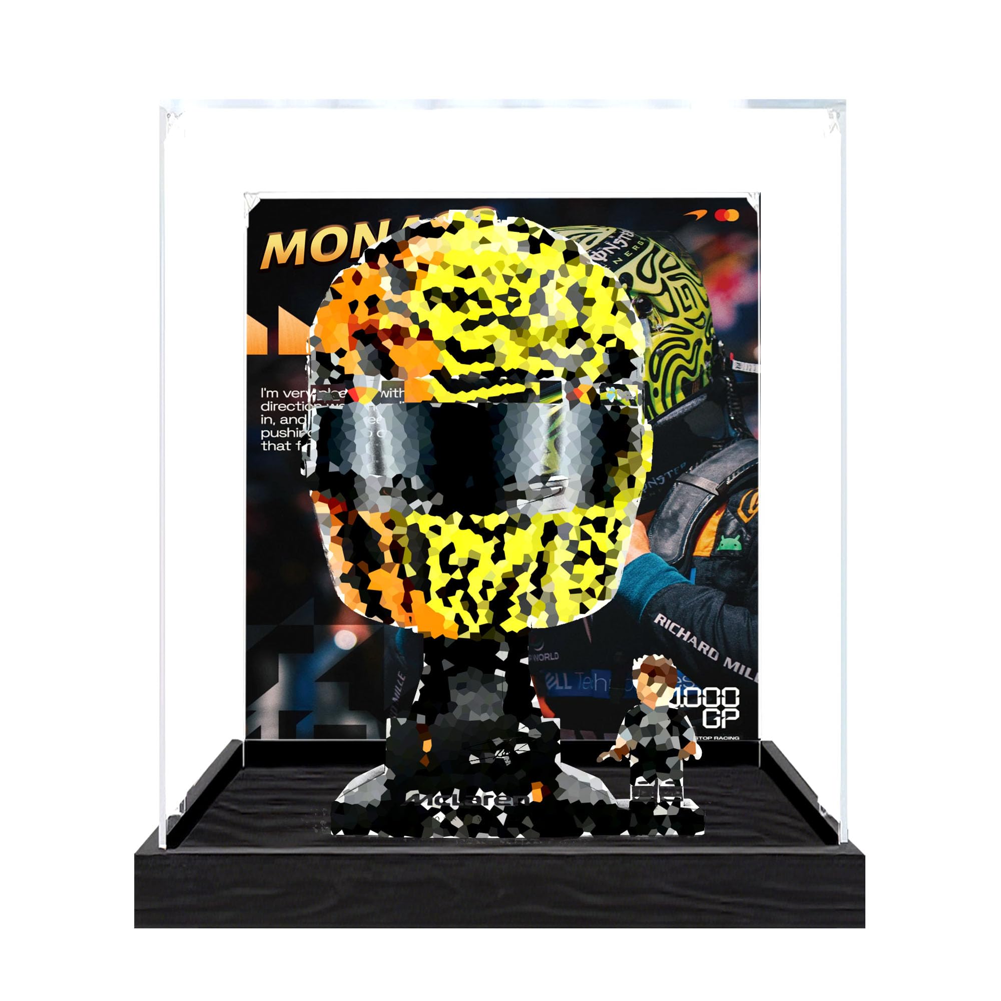 Clear Acrylic Showcase Box for Le-go 43023 Sets (Background 1)