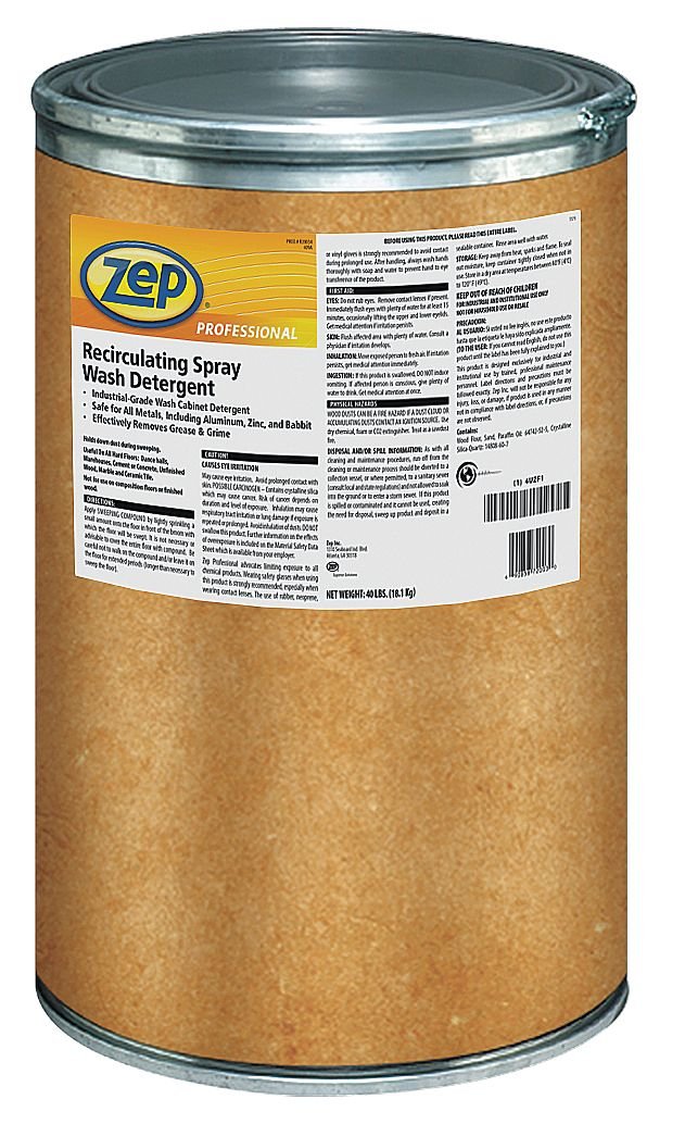 Zep Part Wash Cleaning Detergent Powder - 40lbs (1 Pail) 1041743 - High-Performance Detergent (Business Use Only ONLY)