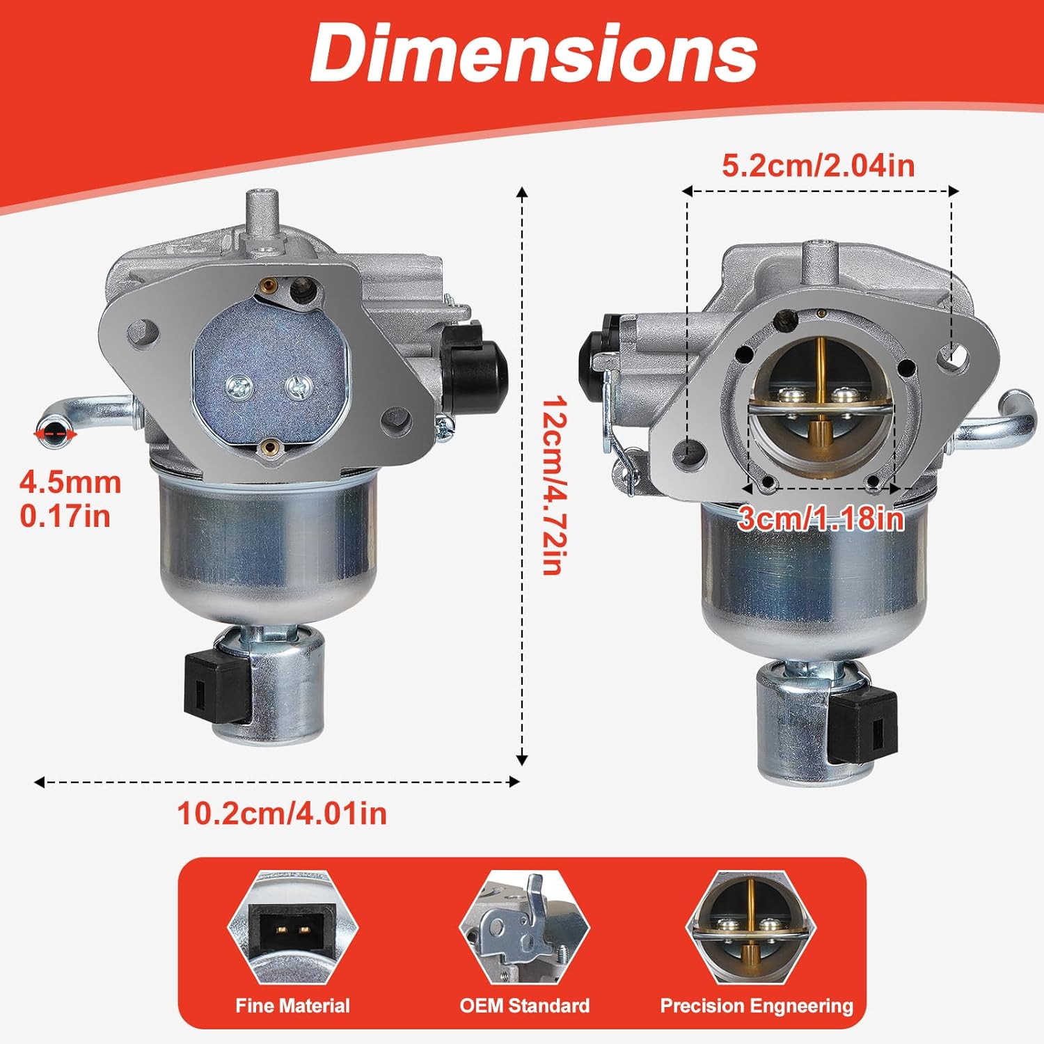 Carburetor for Kohler 7000 Series KT725 KT730 KT735 KT740 KT745 22HP 23HP 24HP 25HP 26HP Engines Carb with Air Oil Filter Fuel Pump Maintenance Kit Replaces 16 853 19S, 32 853 63S, 32 853 67-S