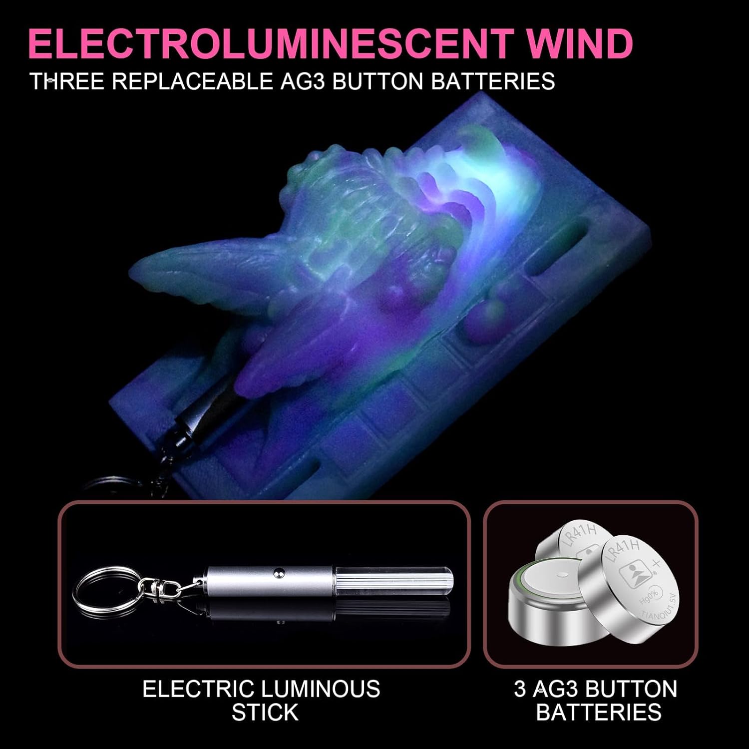 Strap-On Monster Grinder Sex Toy for Women, Wearable Clitoral Stimulator Grinding Sex Toy with Glow Stick,Nipple Clit Stimulator Massager Soft Silicone Adult Sex Toys & Games for Women and Couples