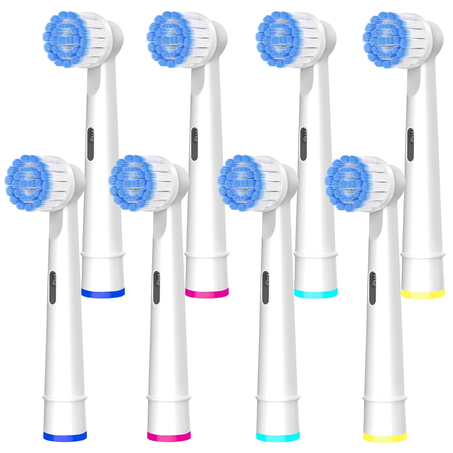 Pro Sensitive Gum Care Replacement Brush Heads Compatible with Oral-B Electric Toothbrushes 8 Pack High Density Extra Soft