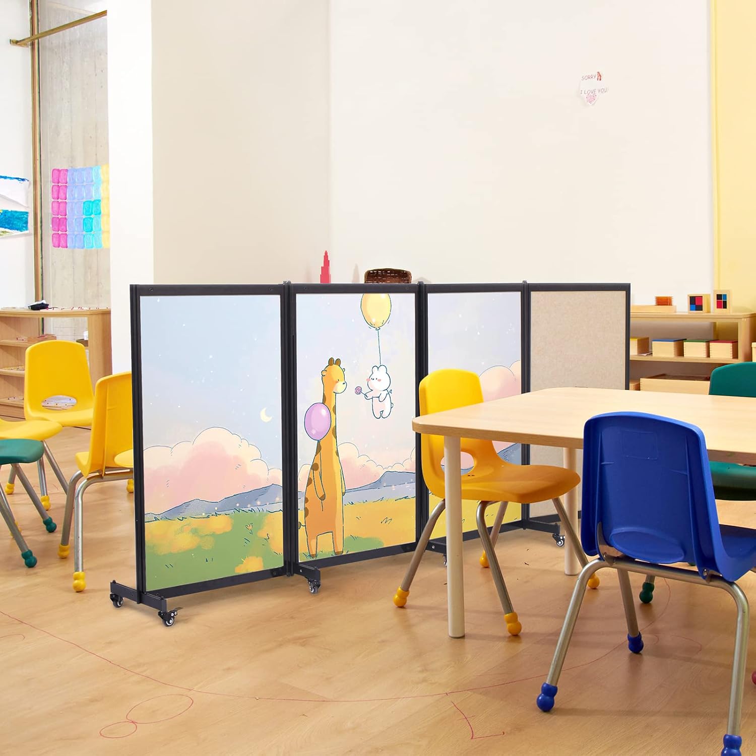 Strongbird Mobile Classroom Dividers, Rolling