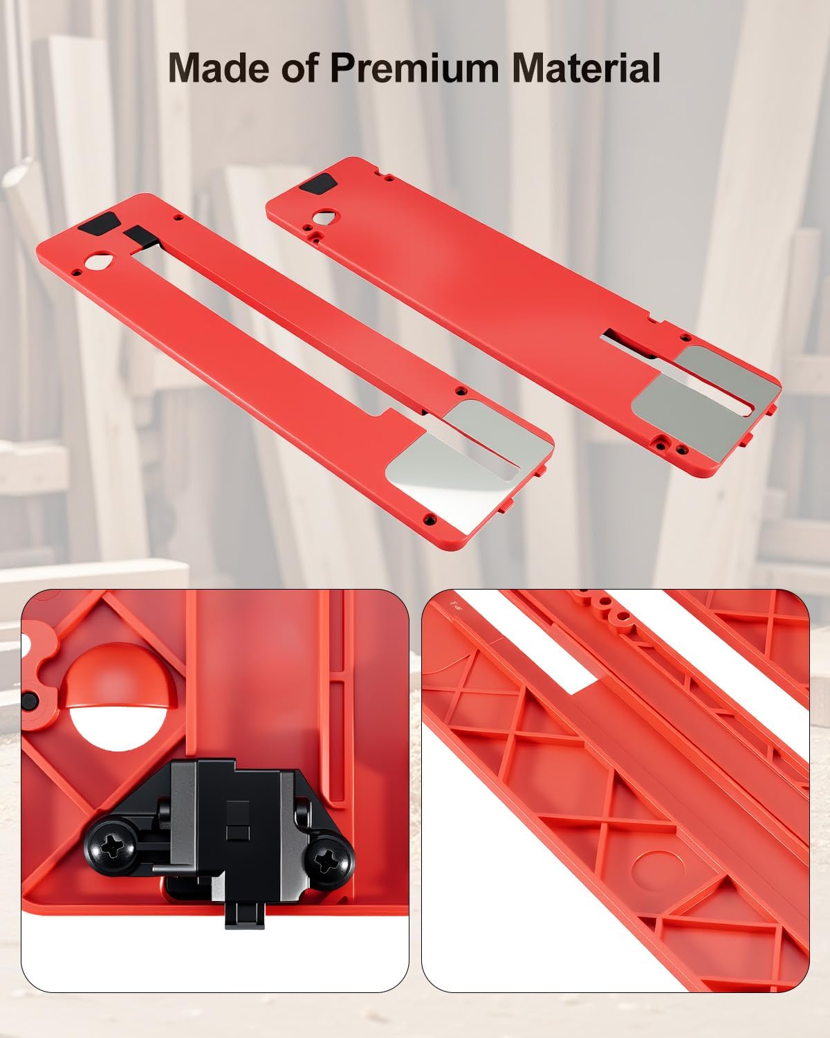 STZ6307 Zero Clearance & Dado Insert Plate Fit for 10'' Table Saw TS6307-00 | Replace STA6307 Combination Kit, 2Pcs