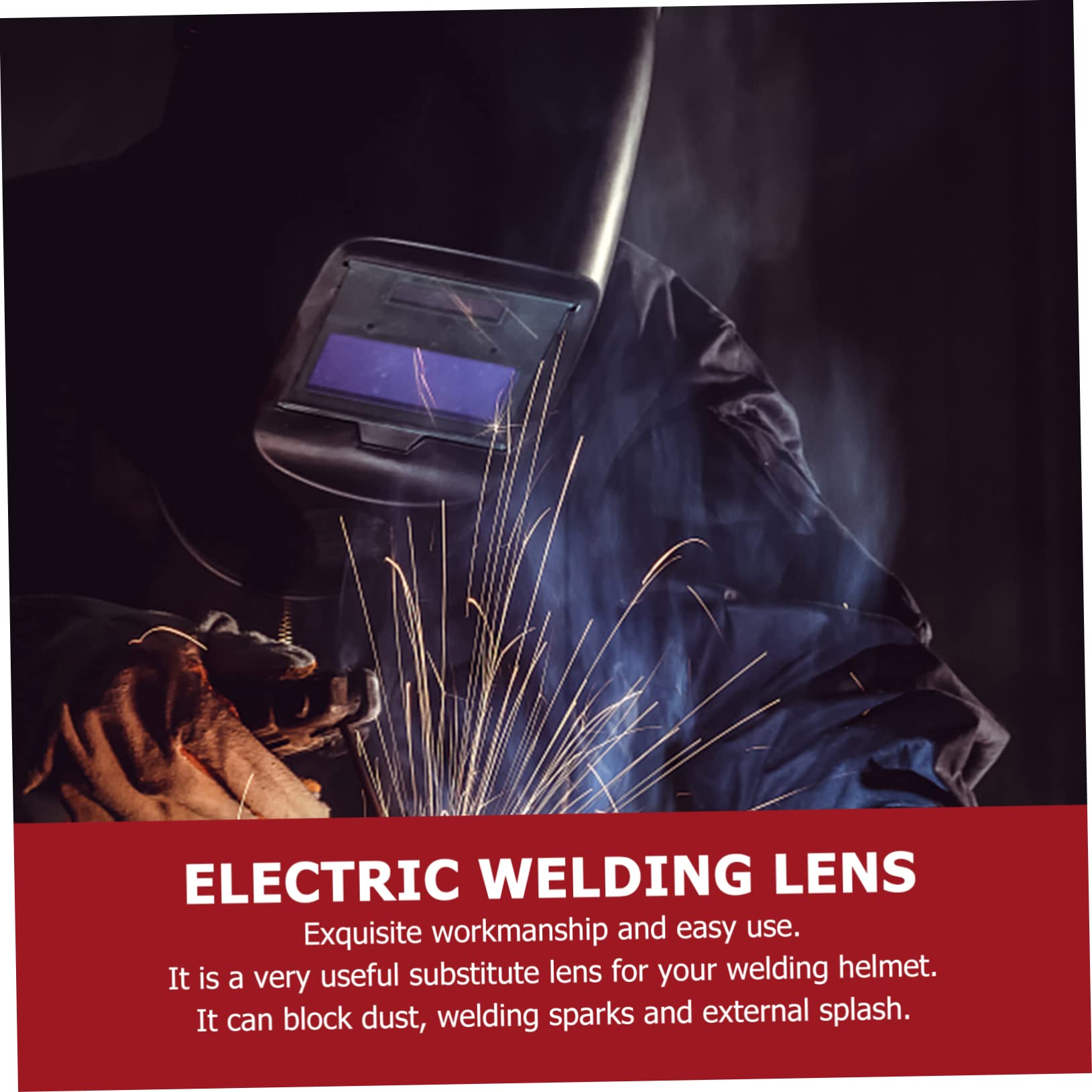 Lentes De Protección De Soldadura Lentes De Soldadura Claras Lente De Repuesto Para Casco De Soldadura Lente De Soldadura Vidrio Transparent