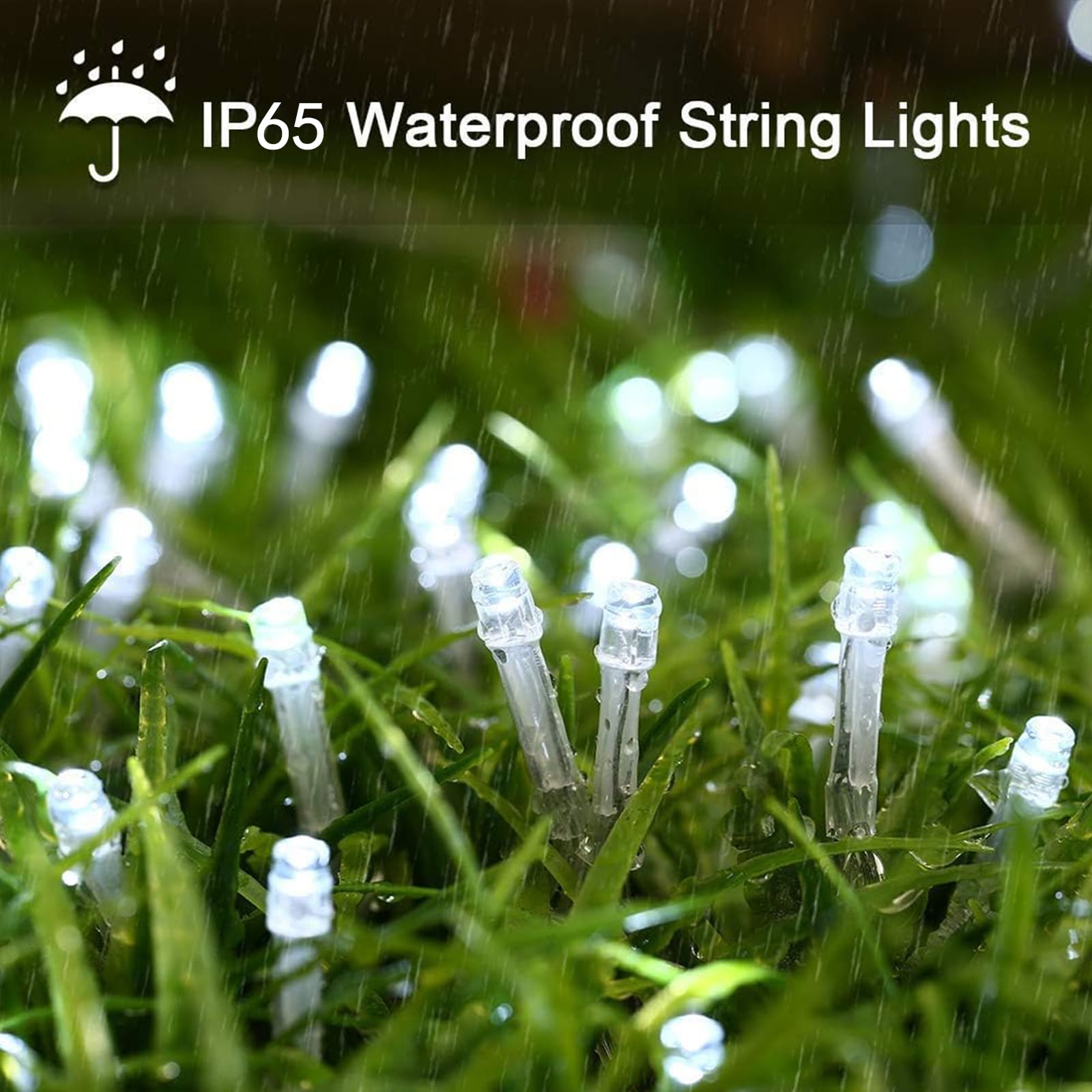 Girlanda świetlna, 100 m, 1000LED do wnętrz, 8 trybów oświetlenia, IP65, wodoodporna, na zewnątrz i wewnątrz, na Boże Narodzenie, do ogrodu, na wesele, imprezę, różowa