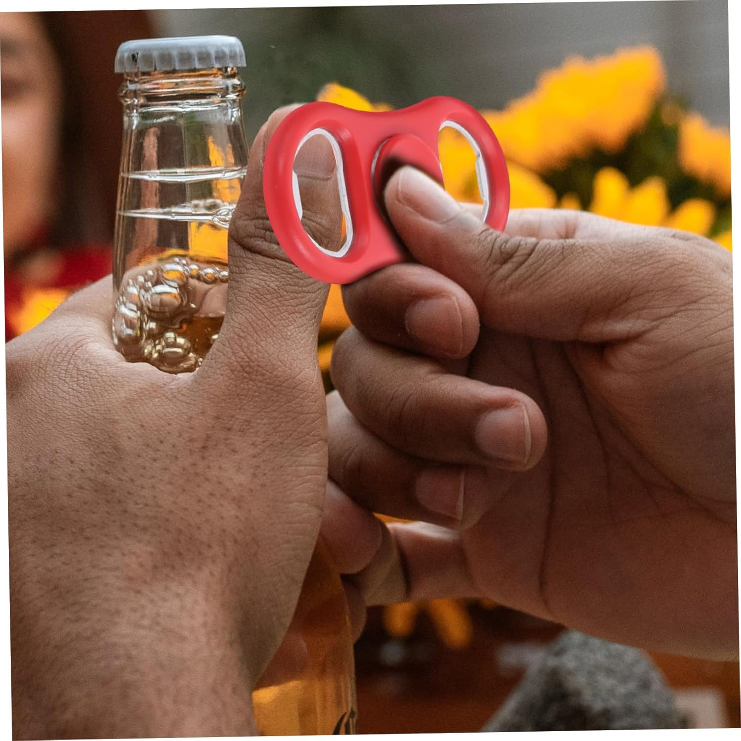 20pcs Portable Rotation Bottle Opener for Home Bar and Parties Unique Beer and Soda Cap Remover for Celebrations Weddings and Gatherings