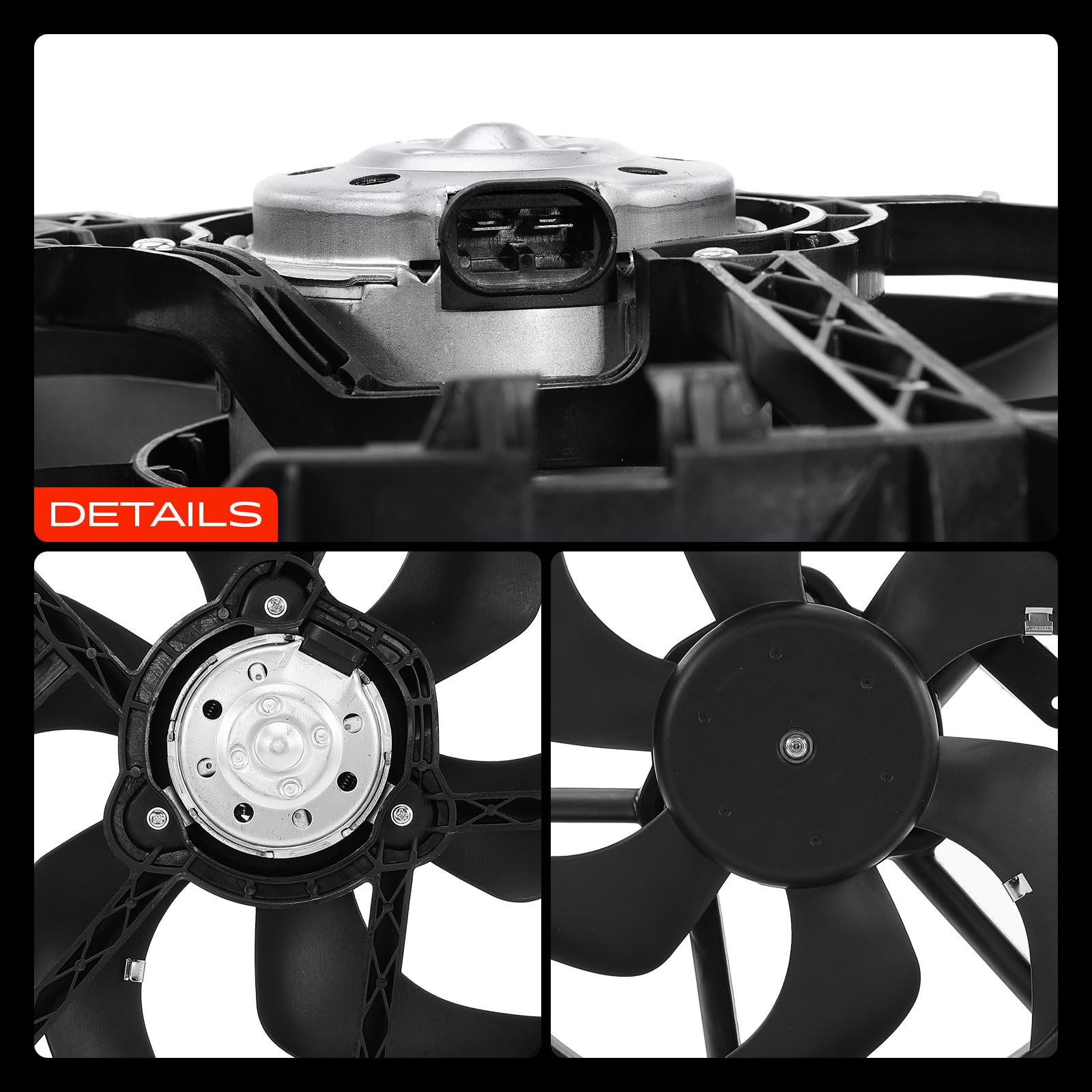 Frankberg Ventilador refrigeración del motor ventilador del radiador | Compatible con: Autobús Primastar X83, Autobús de tráfico II JL, Caja de tráfico II FL, Vivaro Combi X83