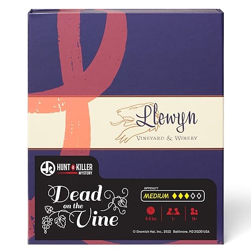 Hunt A Killer: Dead on the Vine, Solve a Murder at a Winery, Interactive Mystery Game for Game Night, Card, Puzzle & Board Game, Ages 14 Ideas