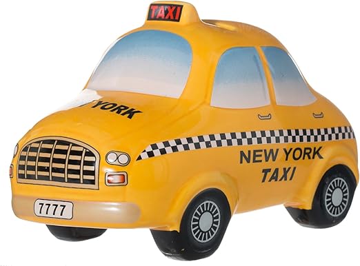 New York City Taxi Ceramic Piggy Money Bank - Officially Licensed