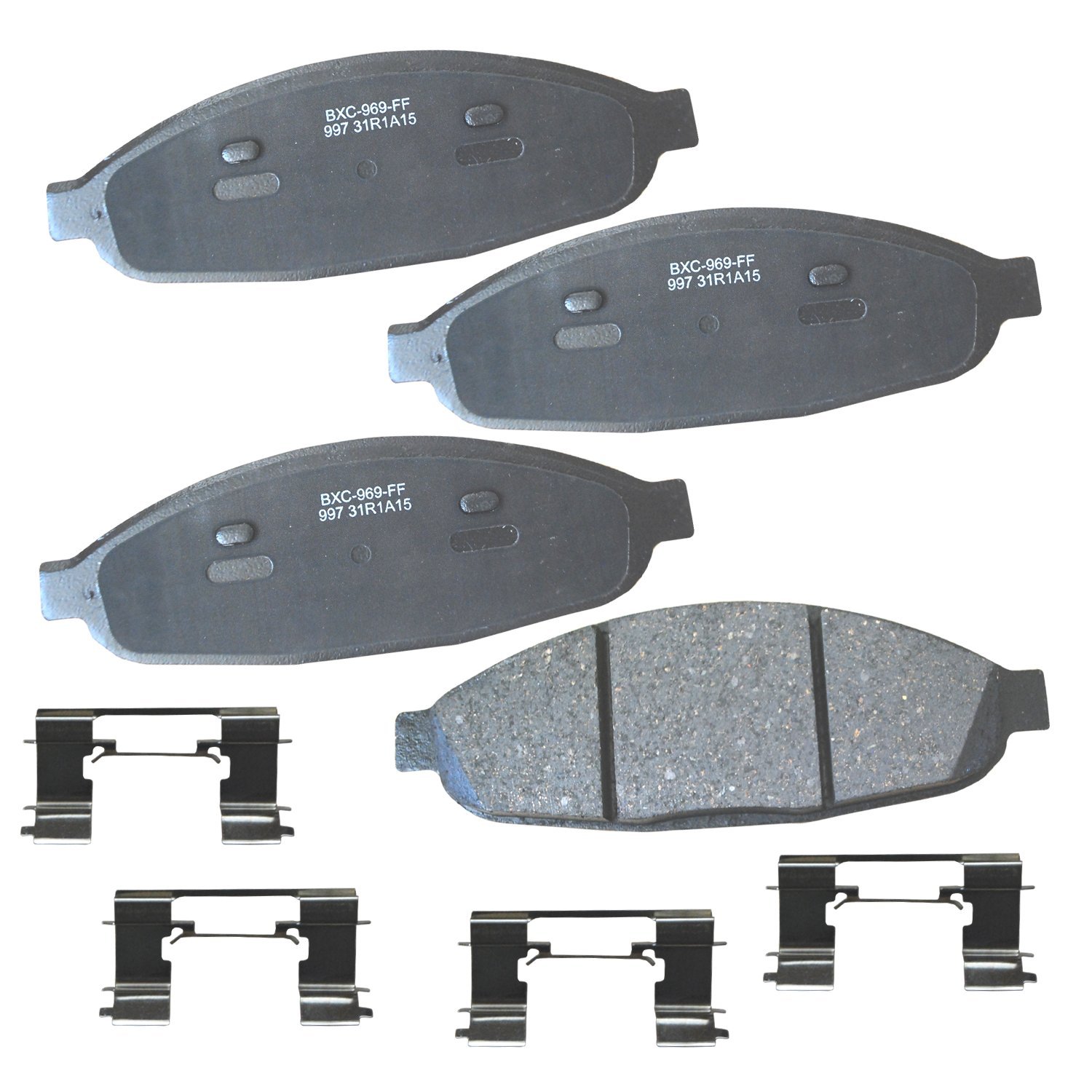 Bendix Premium SBC997 Ceramic Front Brake Pads for Chrysler Pacifica 2008-2004