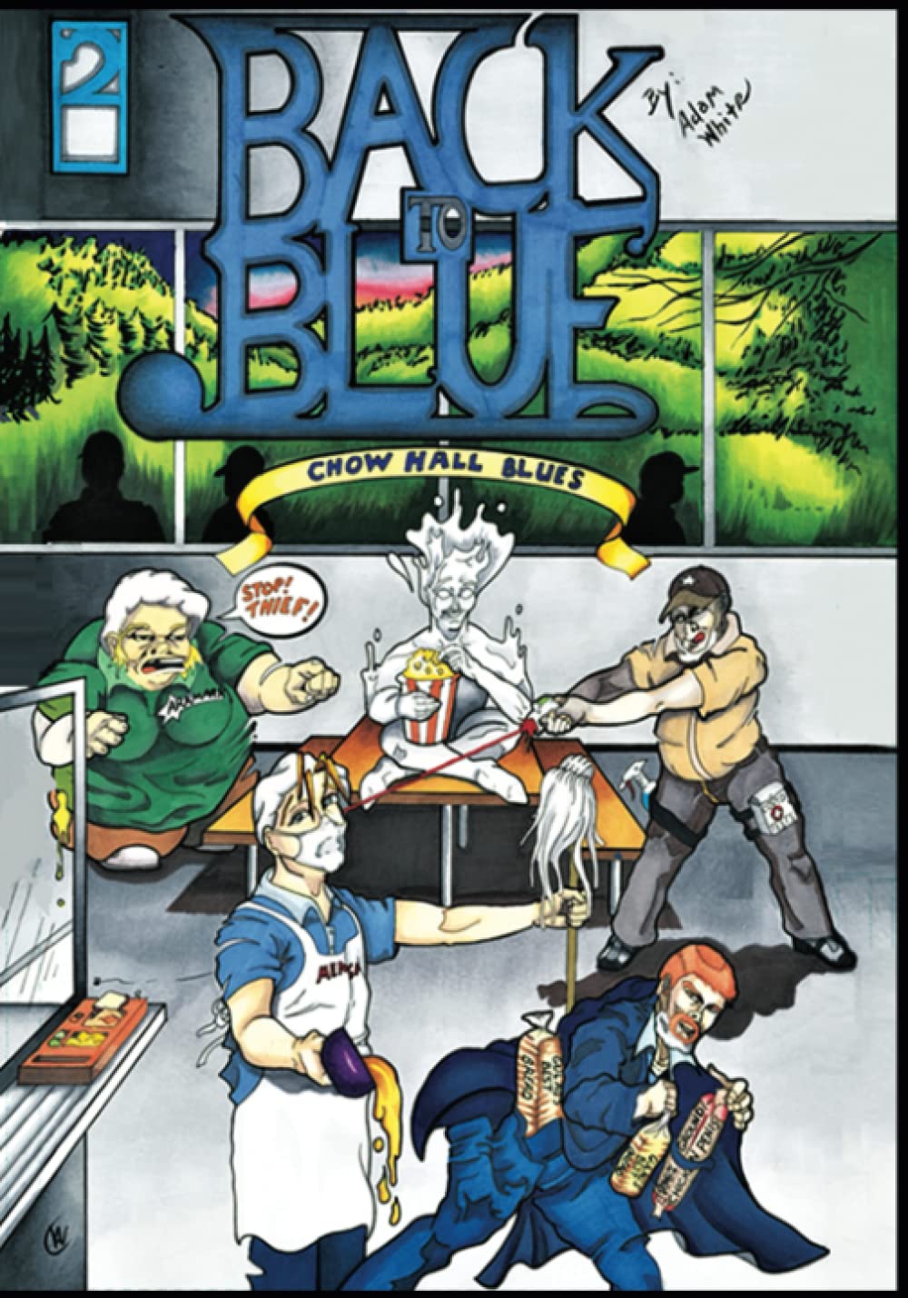 BACK TO BLUE GRAPHIC NOVEL: Issue 2: Chow Hall Blues