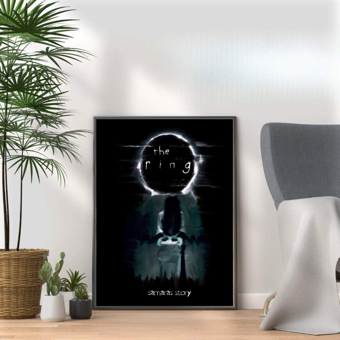 Horror Movie Poster Prints, Scary Film Wall Art, Halloween Decor, Horror Room & Home Cinema Wall Decor (THE RING, A4 Print Only (30x21cm)) โ image 1