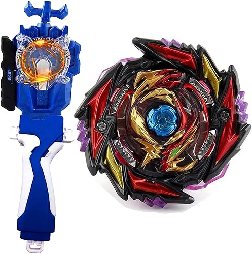 Miniatura 8 de SUPERBLADE Metal Fusion Games Blade Toy Set Sparking Launcher Grip Bey Battling Top Burst B-155 Booster Master Diabolos.Gn - Juego de lanzador