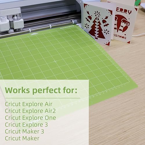 Miniatura 6 de Alfombrillas de corte para Cricut MakerMaker 3Explore 3AirAir 2, variedad de alfombrillas de repuesto adhesivas compatibles con máquinas Cricut