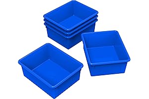 Storex Letter Size Deep Storage Tray – Declutter Your Workspace with Ample Storage