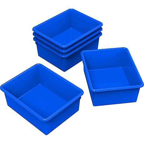 Storex Letter Size Deep Storage Tray – Declutter Your Workspace with Ample Storage