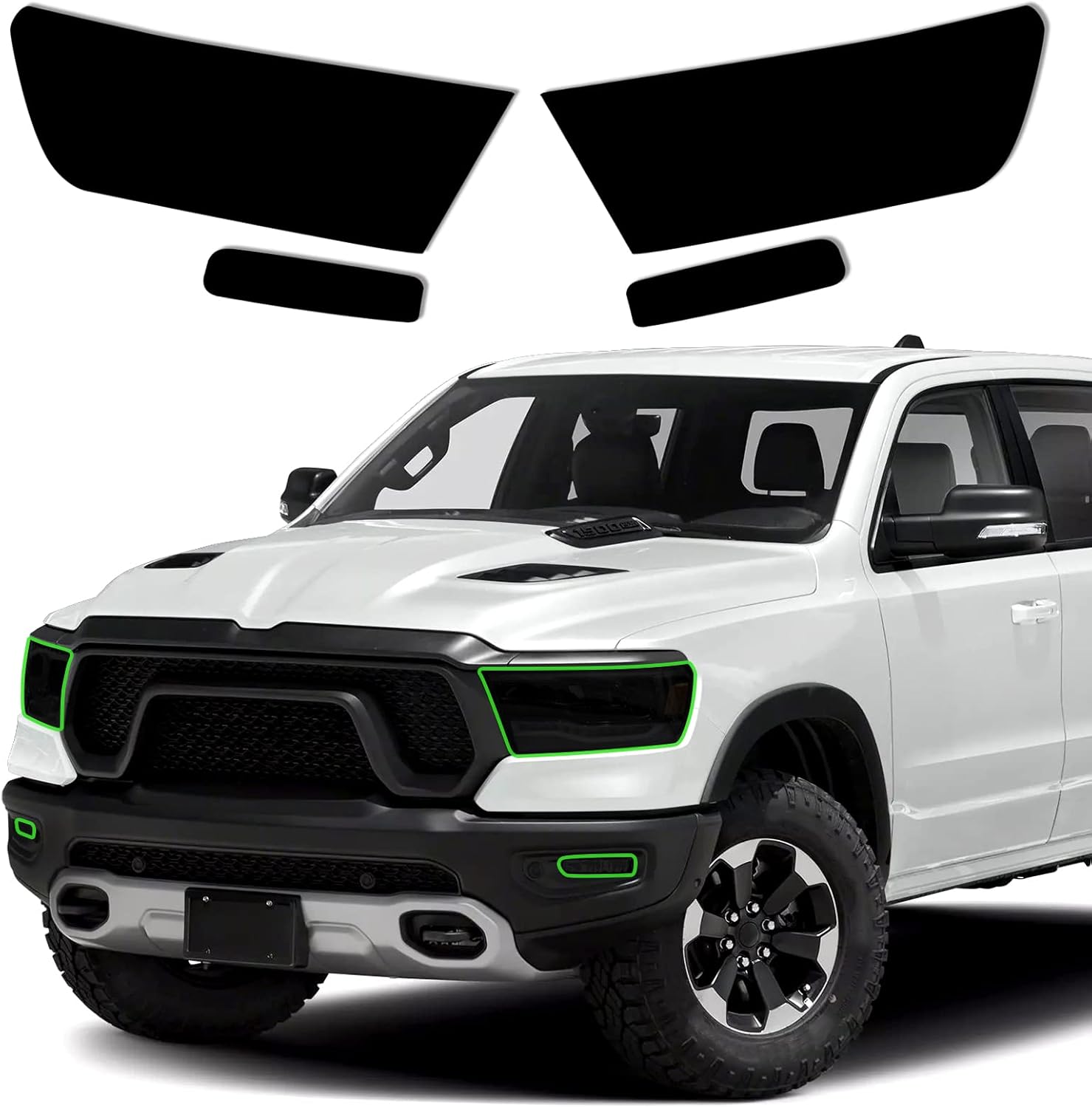 Nanoparticle Heat Rejection Tint Precut Window Tint For Dodge Ram - Foto 6