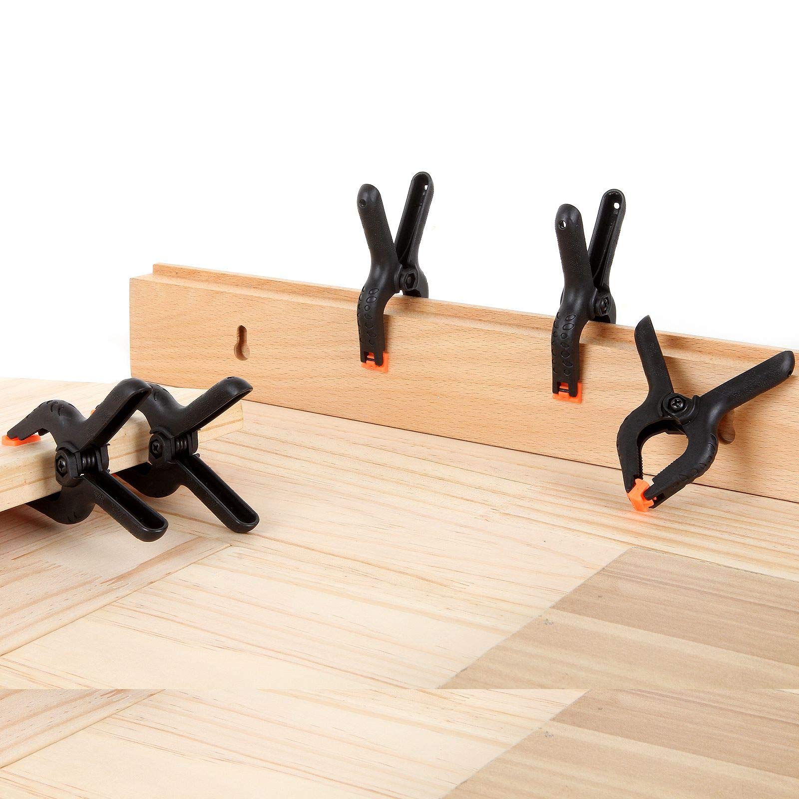 Nylon Spring Clamps, Kamtop 20Pcs Plastic Muslin Spring Clamp Set 6inch