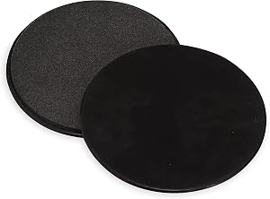 Stanz (TM) 2PCS 2 Pack Gliding Discs Core Sliders. Dual Sided Use on Carpet or Hardwood Floors. Abdominal Exercise Equipment
