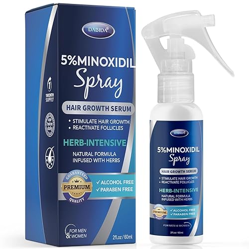 Spray de crecimiento del cabello de minoxidil al 5 % Minoxidil para mujeres, tratamiento para el crecimiento del cabello, minoxidil al 5 por ciento