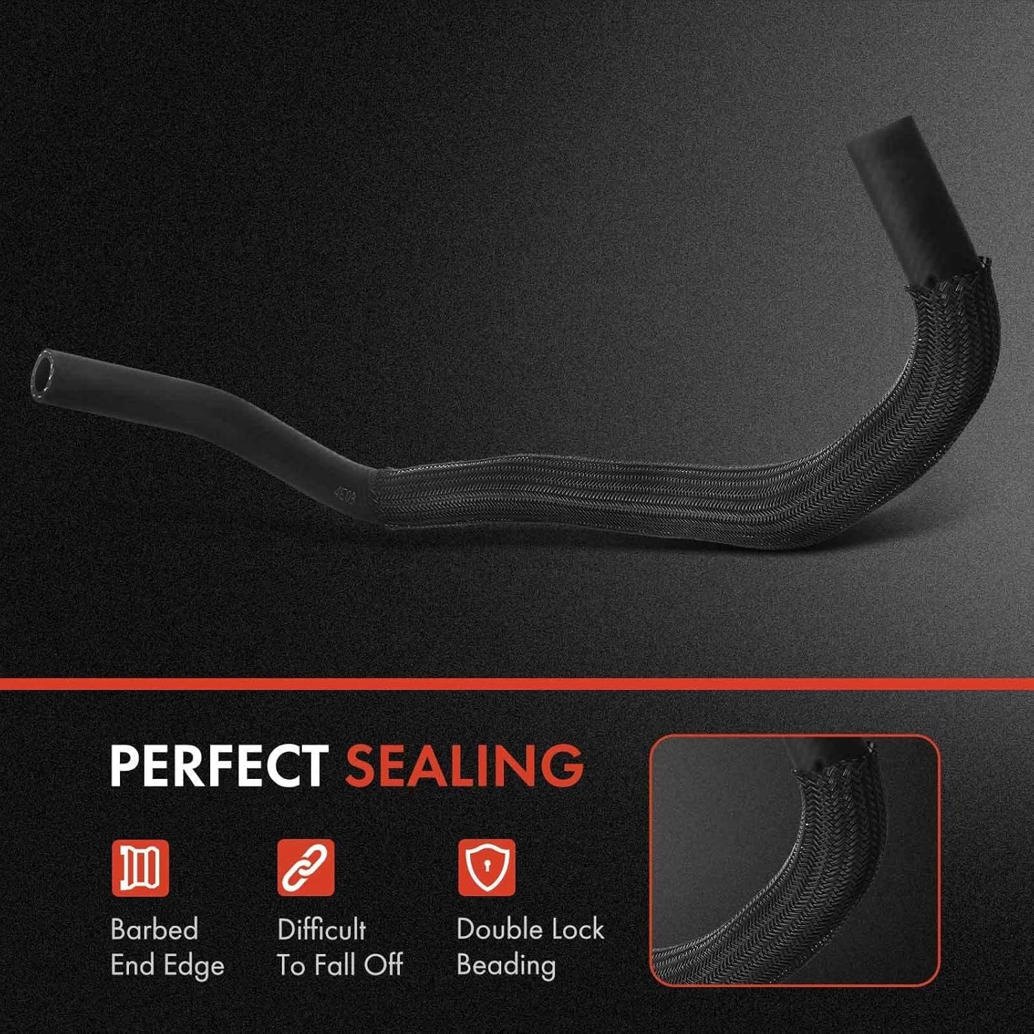 A-Premium Power Steering Reservoir/Suction Line Hose Assembly Compatible with Toyota Camry 2010 2011, L4 2.5L, Reservoir To Pump