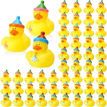 Deekin 24 Pcs 2'' Birthday Small Rubber Ducks Mini Party Rubber Ducks