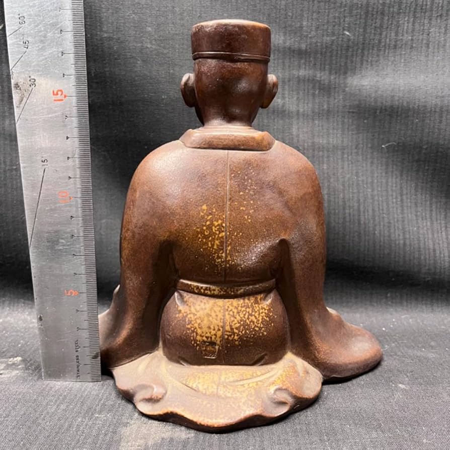 備前焼 置物 [B24220] 珍品 隠し絵 銘有り アンティーク インテリア 備前焼 置物 [B24220] 珍品 隠し絵 銘有り アンティーク