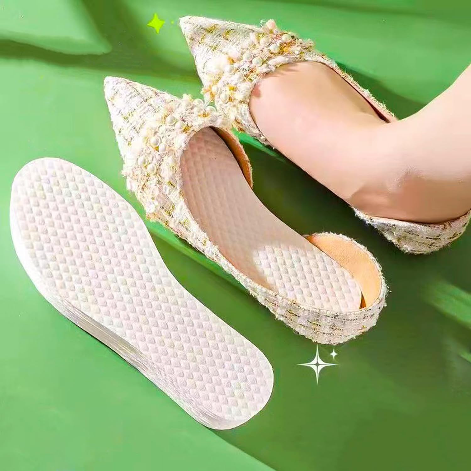 20 Pairs Disposable Insoles - Breathable Shoe Liners for Men and Women, Ultra-Thin Replaceable Inserts, Perfect for Hiking, Running, and Daily Wear (8.5 Women/6 Men) - Image 4