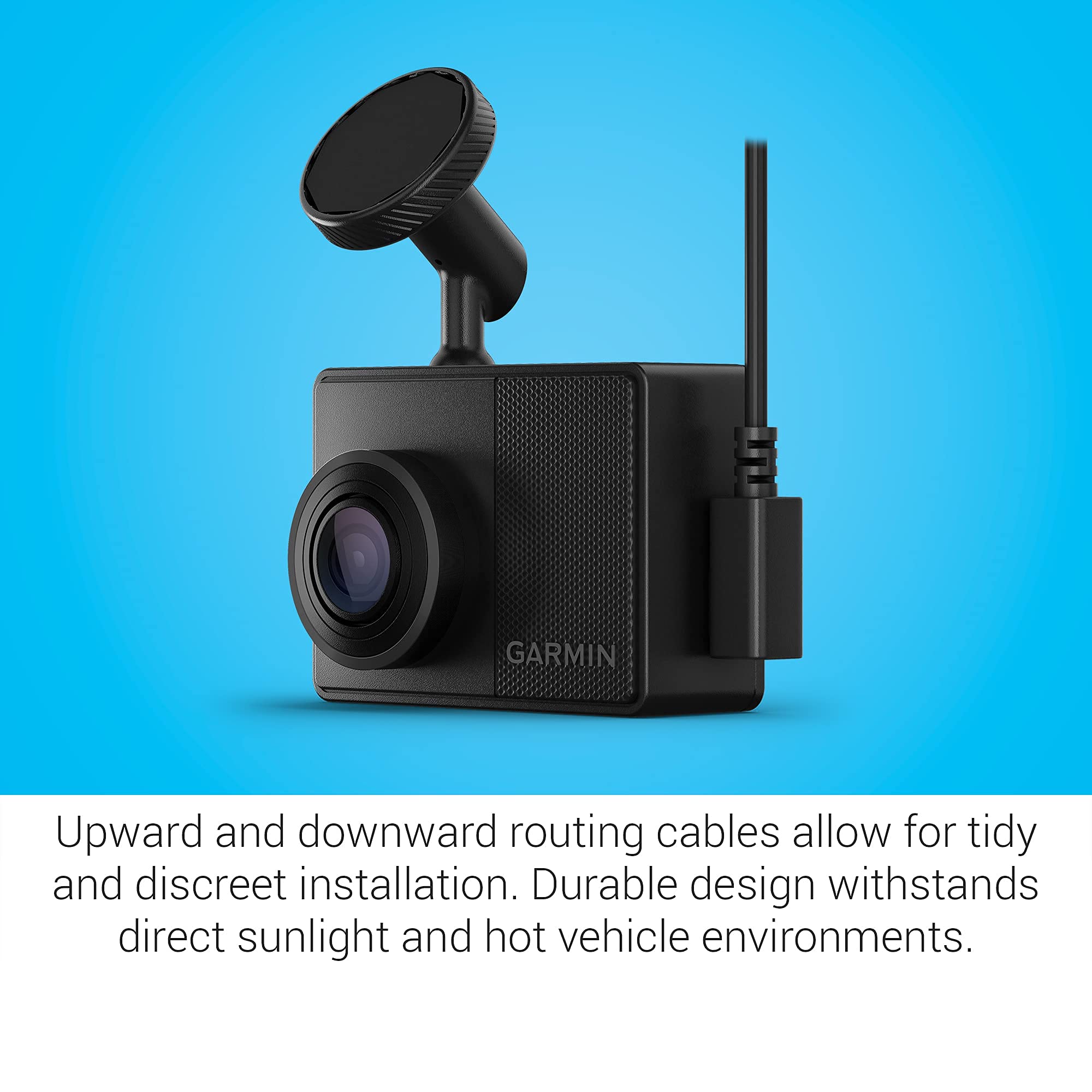 Amazon.com: Garmin Dash Cam 67W, 1440p and Extra-Wide 180-degree 