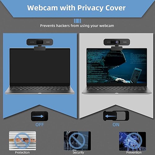 Miniatura 8 de NexiGo Cámara web con zoom N940P 2K con controles remotos y software, sensor Sony Starvis | 1080P @60FPS | Zoom 3X | Micrófono estéreo dual, para