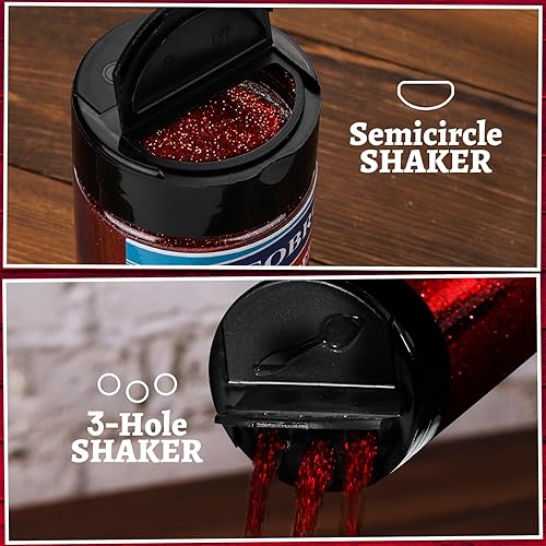 Miniatura 89 de LEOBRO Brillantina rosa, 5.29 onzas, purpurina gruesa rosa intenso para manualidades, resina, cuerpo de uñas, decoración de fiestas de vacaciones