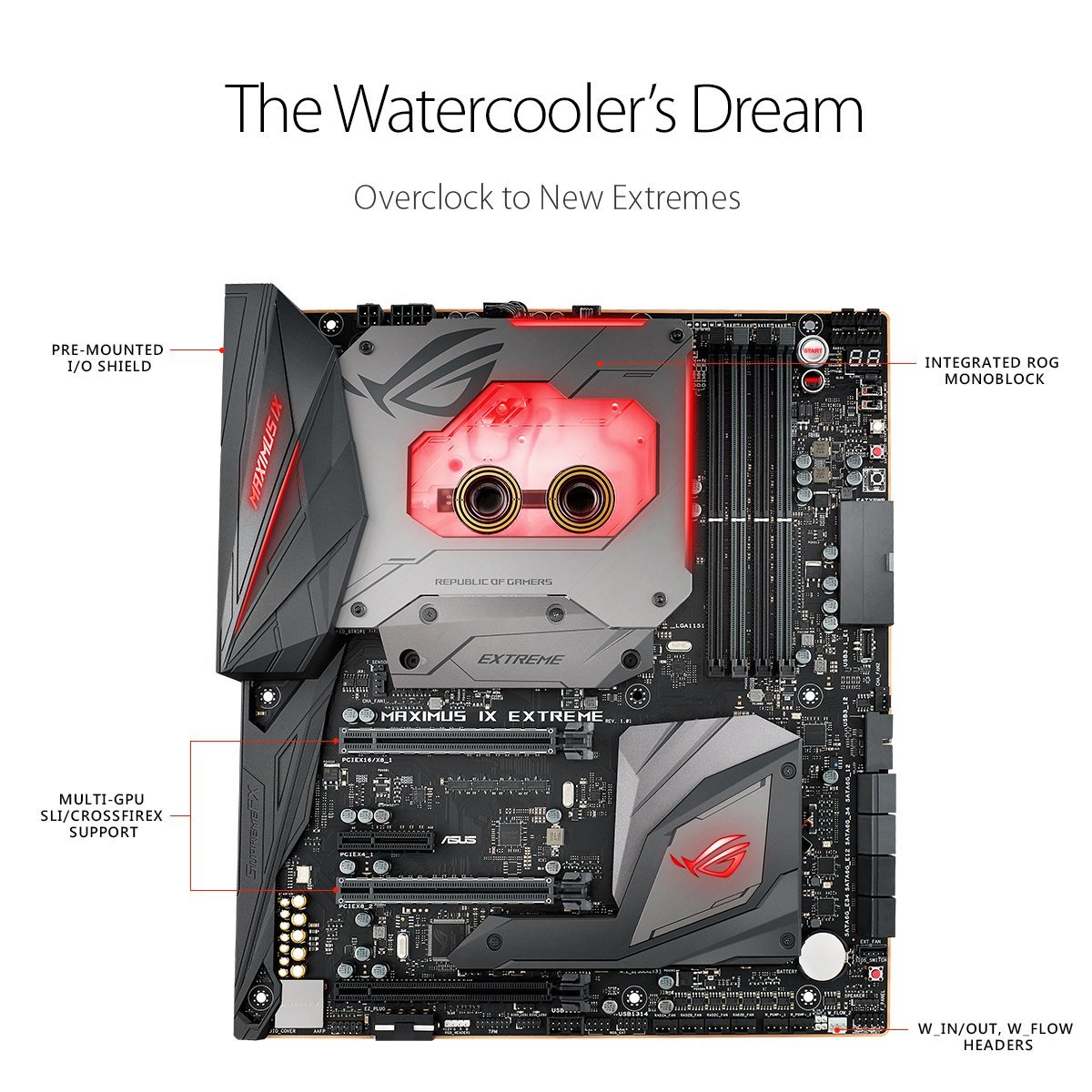 ASUS MAXIMUS IX EXTREME　マザーボード ROG MAXIMUS IX EXTREME | Motherboards | ROG Global