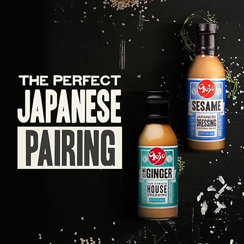 Miniatura 10 de Gojo Hibachi Miso - Aderezo y salsa de jengibre - Aderezo japonés para ensaladas, salsas vegetales y adobos, 12 onzas