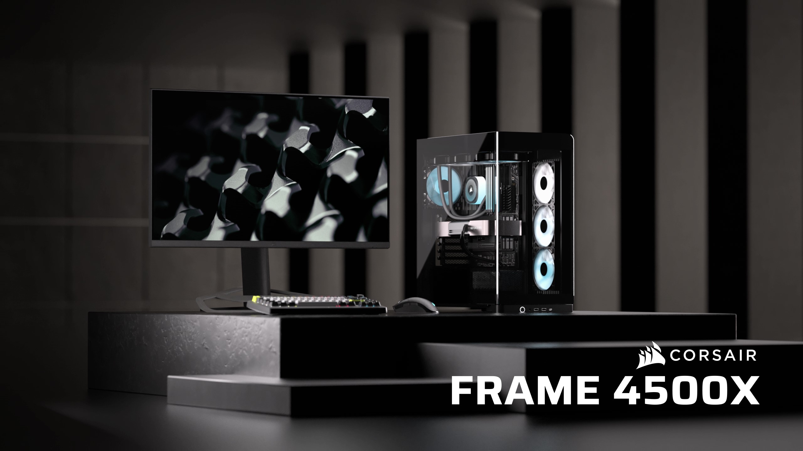 Amazon.com: CORSAIR Frame 4500X LX RGB Link Panoramic Mid-Tower PC