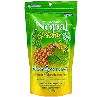 Vista 1 de Nopal PINALAX 100% Natural Mezcla Alta en Fibra 1lb (454g) – Ayuda naturalmente en la limpieza del colon, mejora la digestión y aumenta la energía