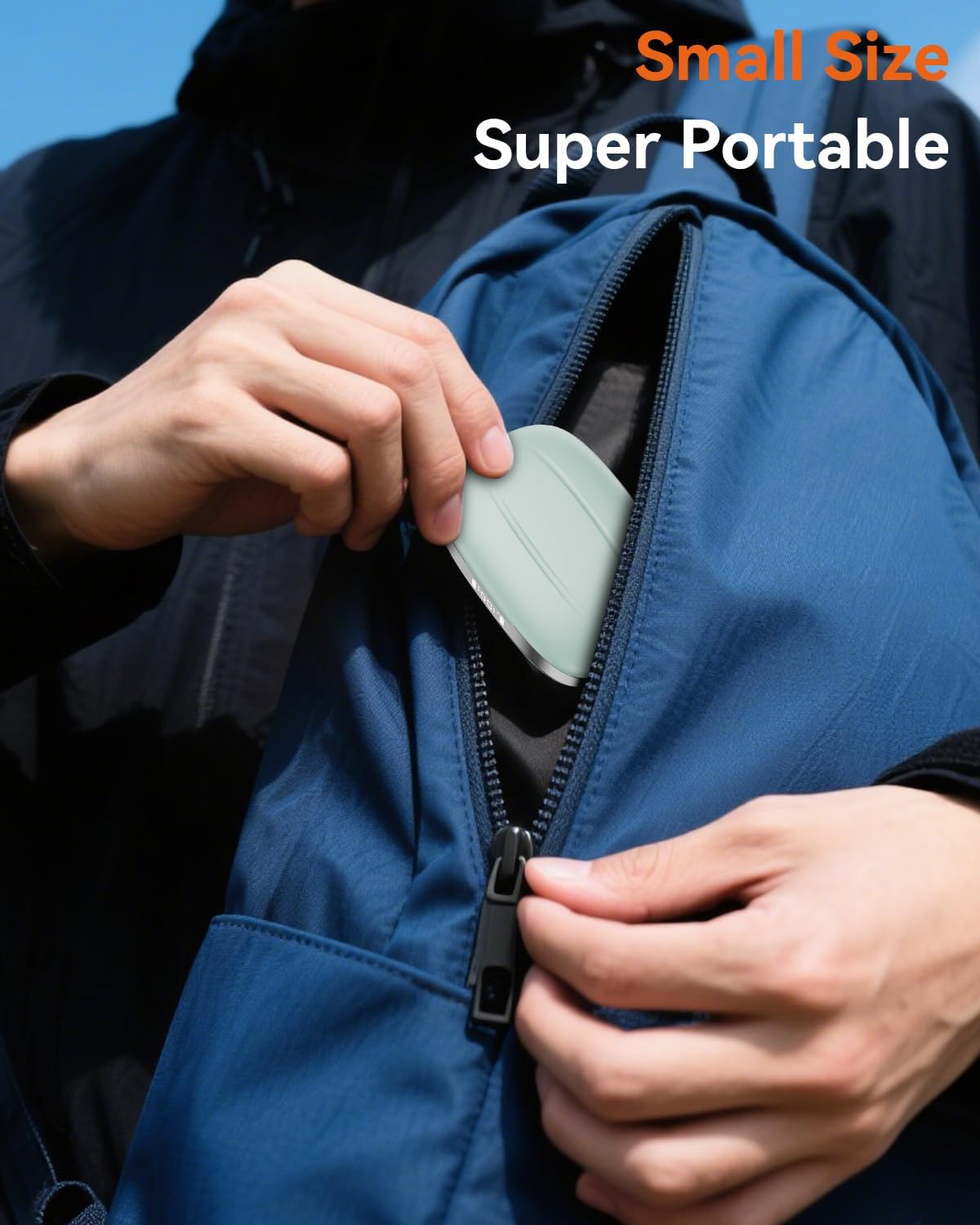 LEEMC Wireless Earbuds, Sports Bluetooth Headphones, Ear Buds with ENC Noise Canceling Mic, 50Hr Playtime Earphones, Palm-Sized, LED Power Display, IPX7 Waterproof Headset for Workout Running, Green - Image 8