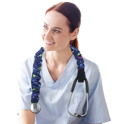 Miniatura 2 de ABAMERICA Funda elástica para estetoscopio, fundas elásticas para estetoscopio, ajuste universal para todo tipo de estetoscopios