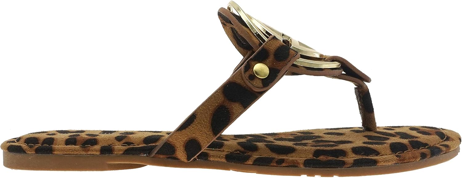 Pierre Dumas Women's Limit-24 Leopard Sandals 7 Leopard