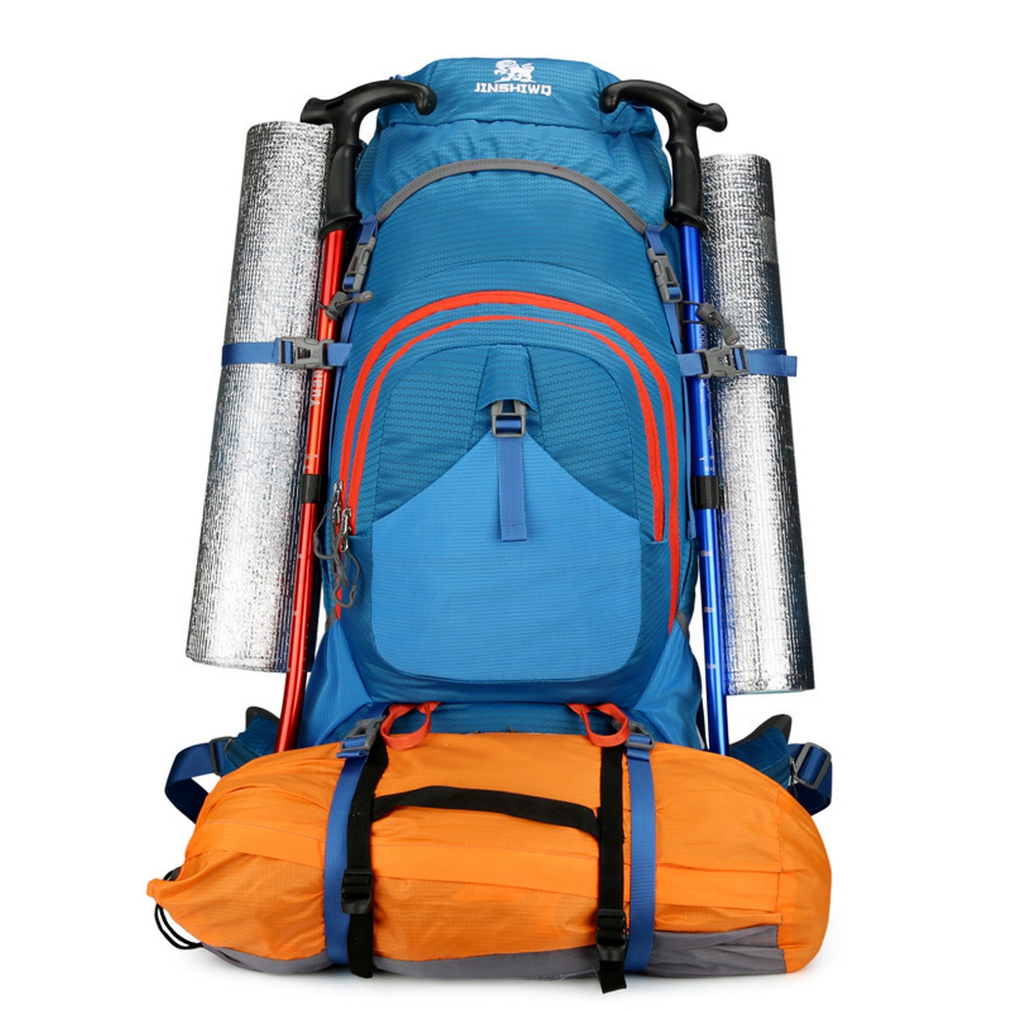Plecak 80 l outdoorowy sportowy plecak turystyczny wielofunkcyjny sportowy bagaż podróżny kemping duża pojemność torba alpinistyczna