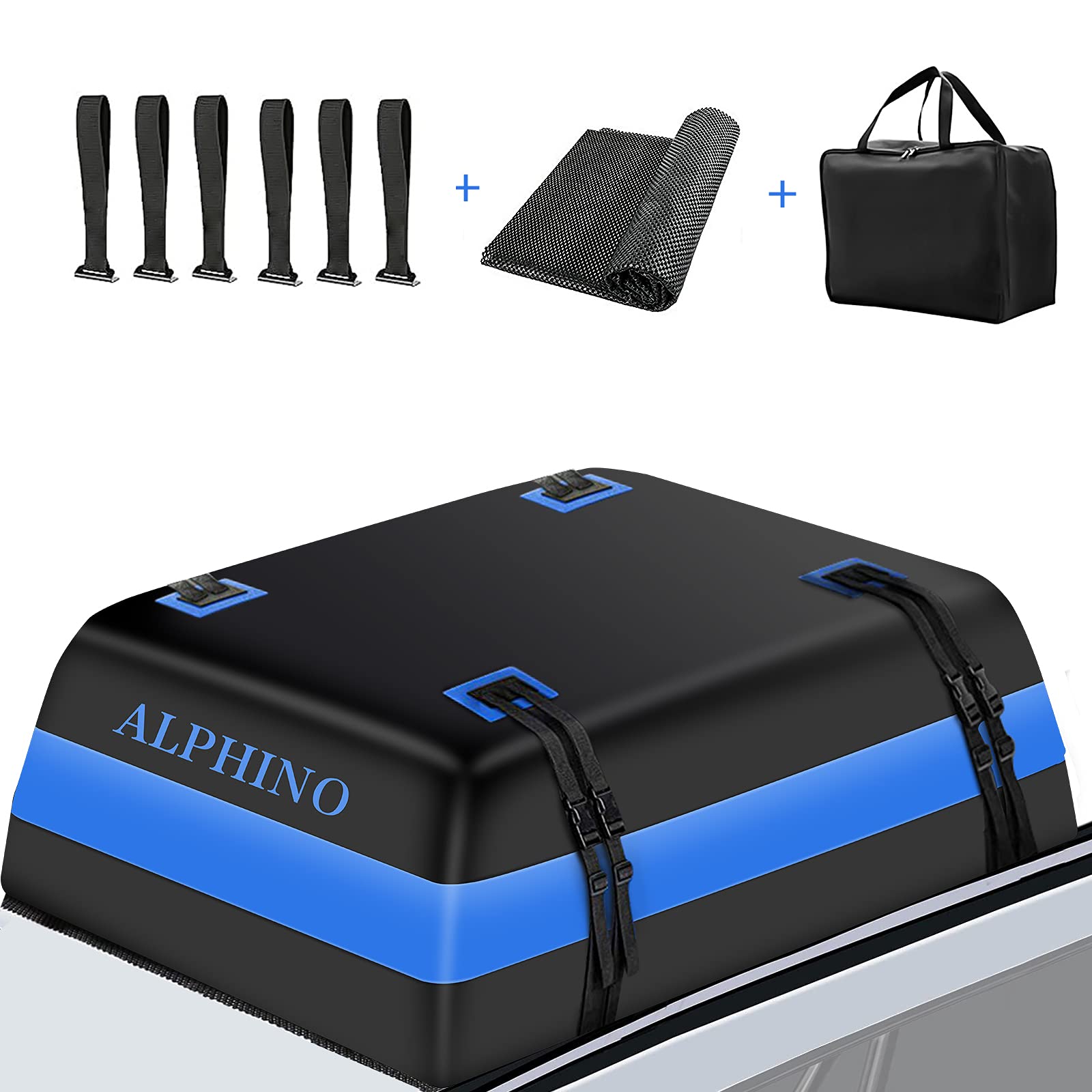 Vetoos 21 Cubic Feet Car Rooftop Cargo Carrier Bag, Soft Roof Top