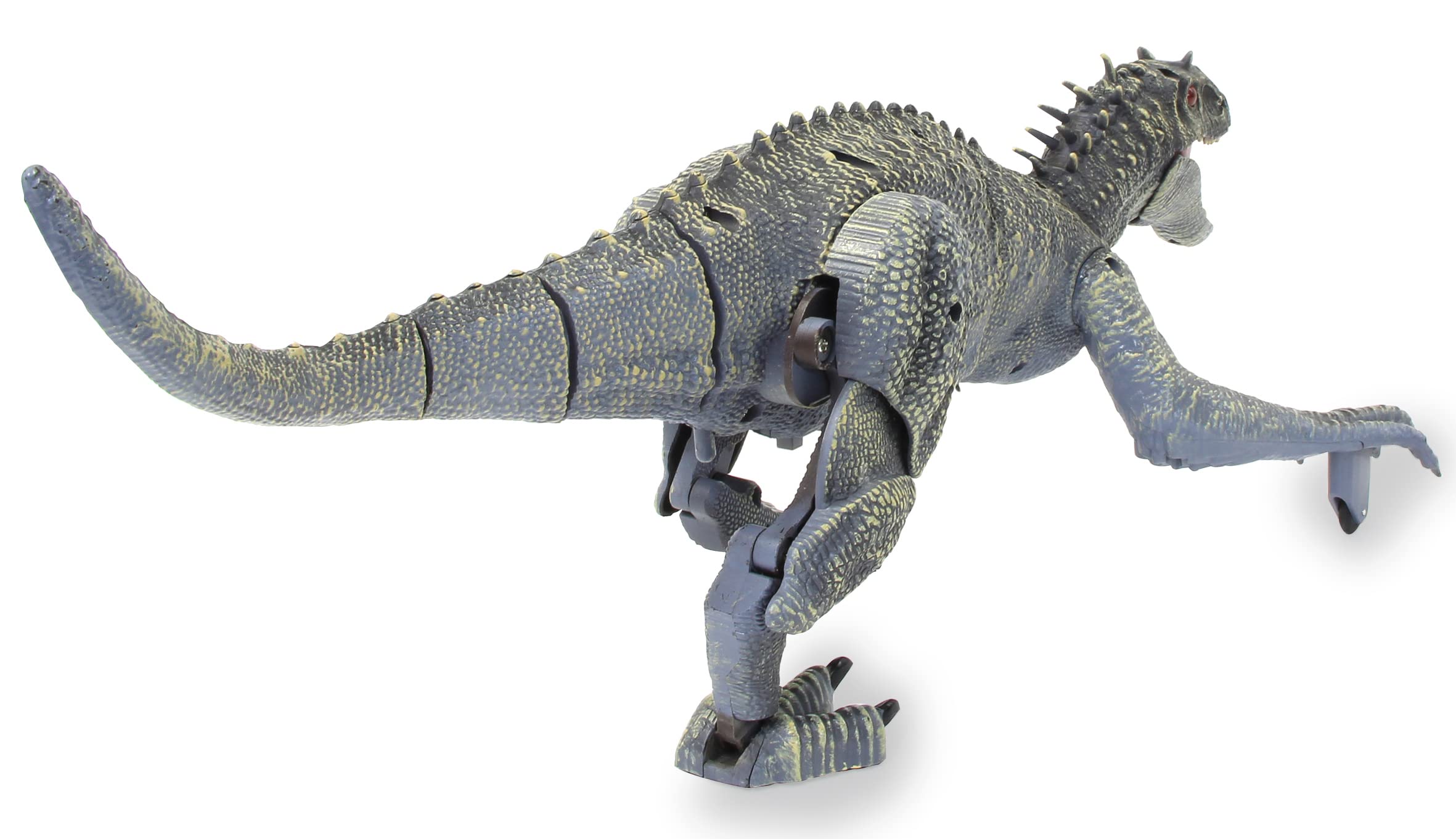 JAMARA Dinosaurier Exoraptor Li-Ion 3,7V 2,4GHz - Vorderfüße auf 2 Rollen, bewegliche Teile, realistisches Dinosauriergebrüll, ferngesteuert RC