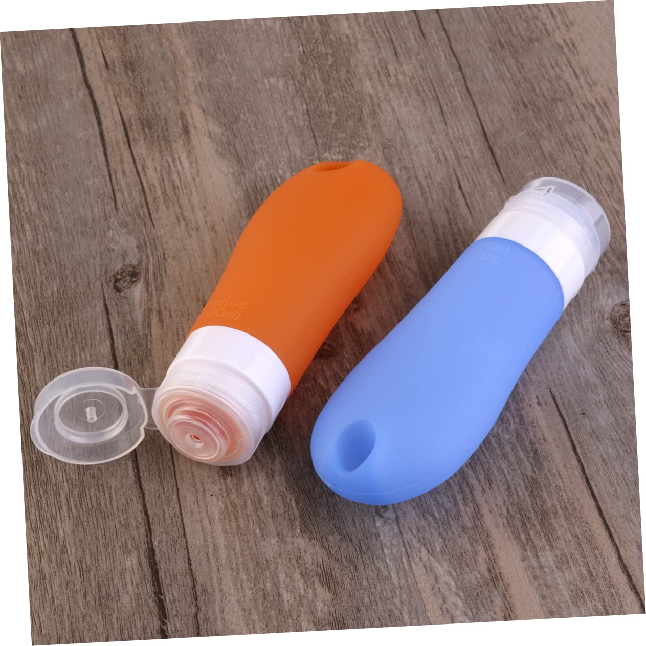 POPETPOP 6piezas Botellas Rellenables Para Viaje Contenedores Prueba De Fugas Para Champú Loción y Cosméticos Accesorios De Viaje Prácticos y Ecológicos