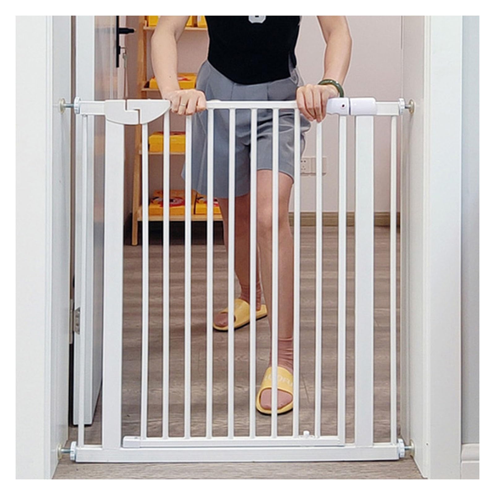 Barrière de sécurité ajustable 77-82 cm escalier sans percer