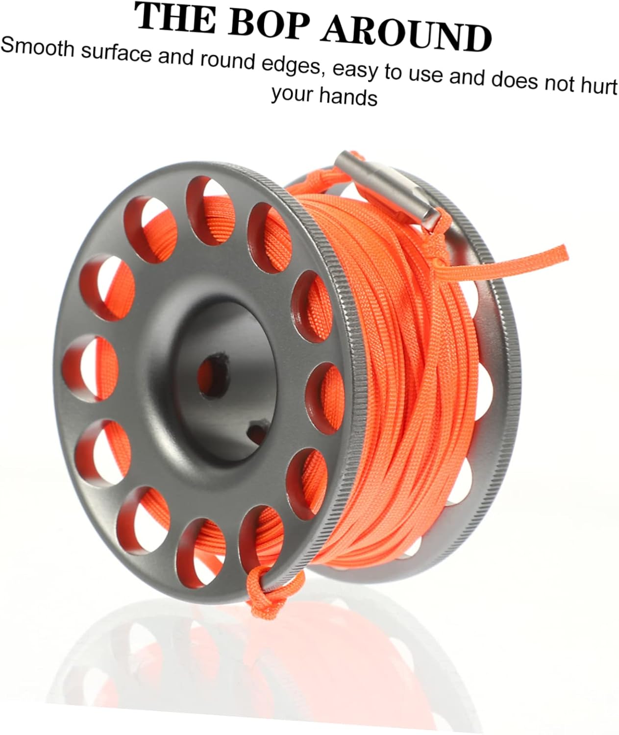 1Roll Convenient Underwater Diving Spool Portable Guide Line Reel for Diving Rope Reel for Technical Diving Smooth Edges for Use Essential Diving Equipment