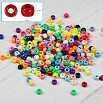 Bala&Fillic 6x9mm Yellow Pony Beads with Smooth Surface 1000pcs Crayon Color Craft Beads (Yellow)