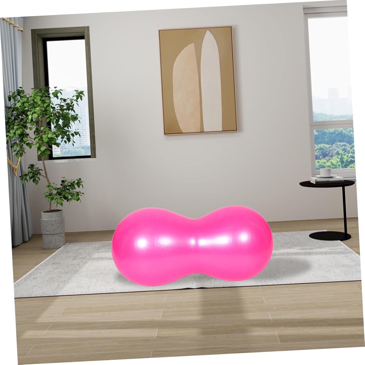 Boy Girl Fitness Ball for Sensory Training Balance Coordination Exercise Inflatable Yoga Ball for Toddlers Flexible Seating Stability for and