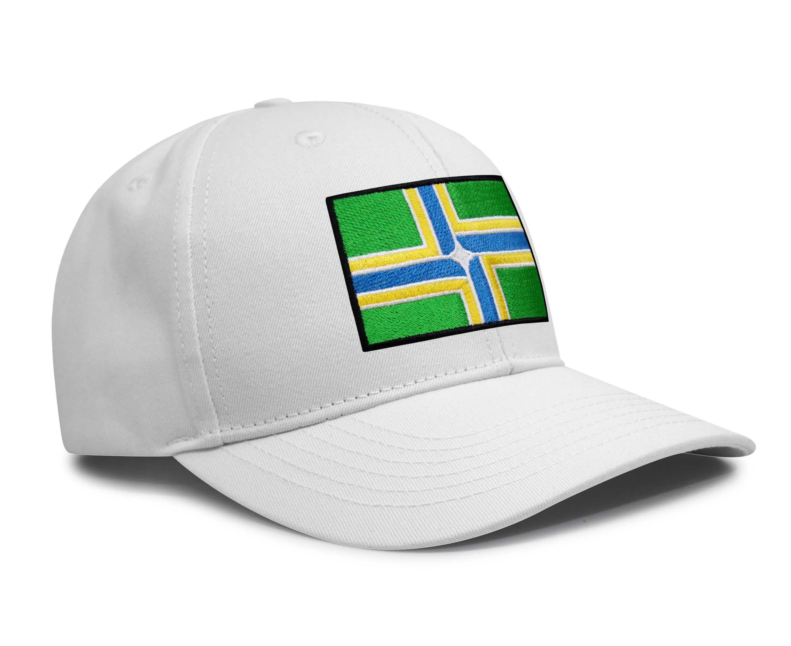 International Tie City Hat for Men and Women, Adjustable Snapback Trucker Baseball Cap with Embroidered Patch