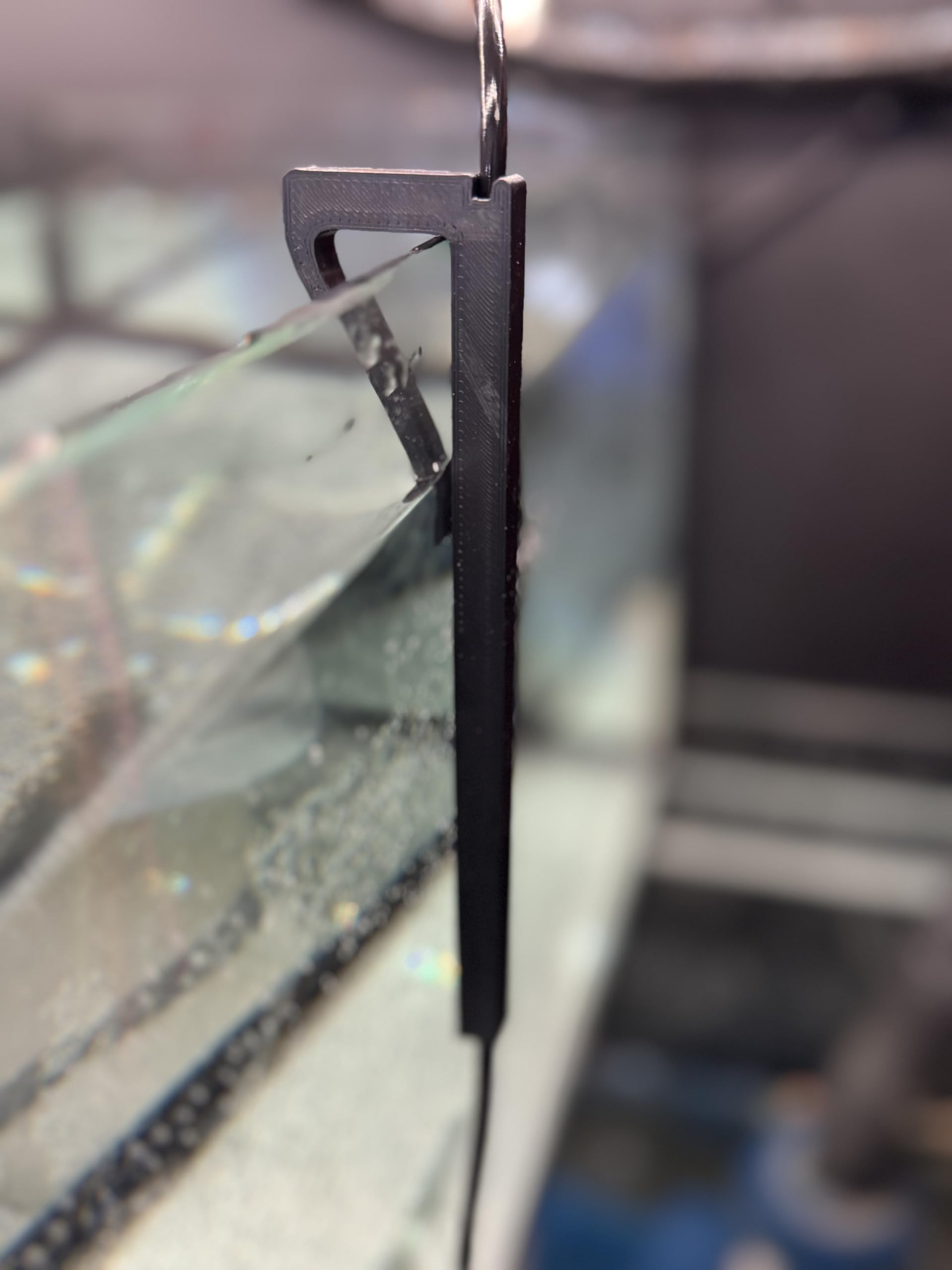 Temperature Probe Holder Compatible With Reef Factory probes, Reef Safe PETG Plastic, No Suction Cups - Image 4